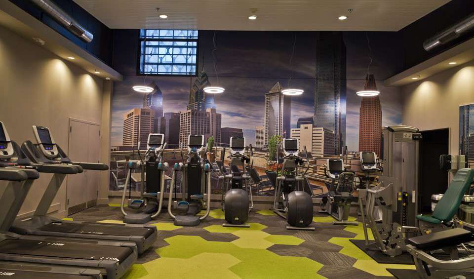 MetroFit stationary bikes, Reinhold Residential's fitness center for Philadelphia apartments