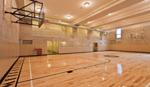 MetroFit gymnasium for basketball and dodgeball leagues