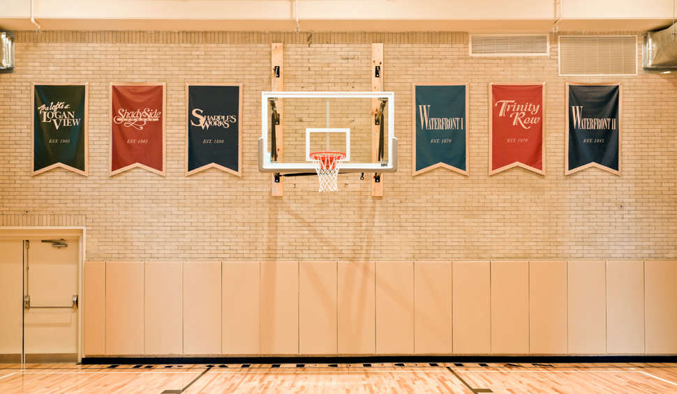 MetroFit Basketball Court, Reinhold Residential's fitness center for Philadelphia apartments