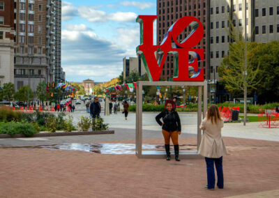 Philadelphia Love scuplture